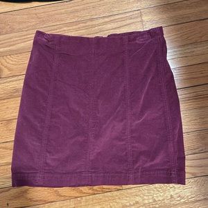 Free people suade mini skirt